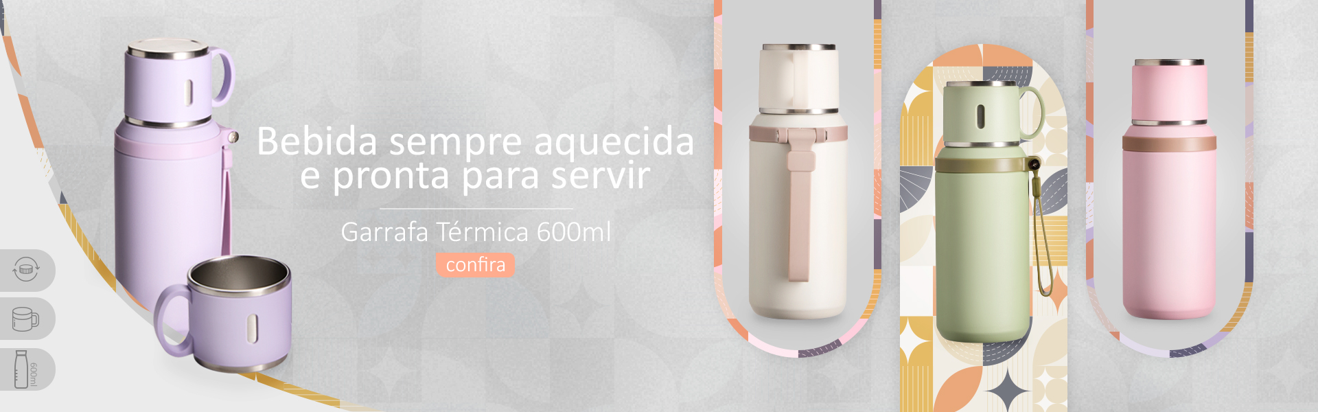 Garrafa Térmica 600ml